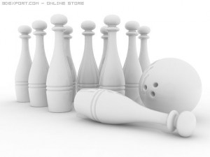 bowling set 3D Model