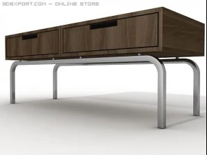 sideboard console table with drawers 3D 模型