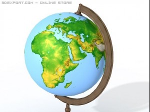 globe 3D 모델