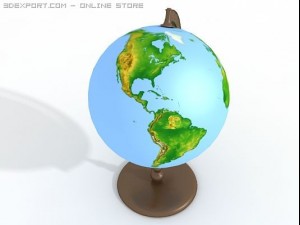globe 3D 모델