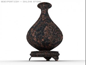 ceramic pottery vase 3D Model