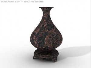 ceramic pottery vase 3D Model
