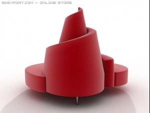 helix chair 3D Model