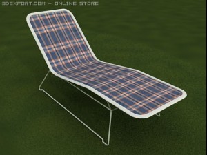 outdoor lounge chair Modèle 3D
