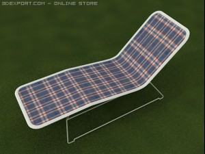 outdoor lounge chair Model 3D