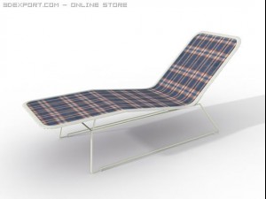 outdoor lounge chair Model 3D