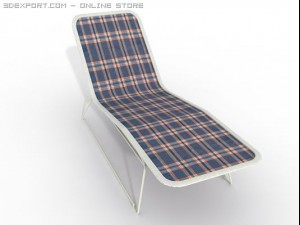 outdoor lounge chair Model 3D