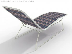 outdoor lounge chair 3D Model