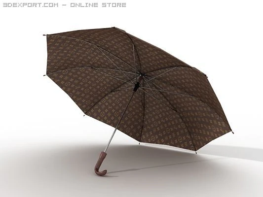 high detail umbrella 3D Model .c4d .max .obj .3ds .fbx .stl .blend 