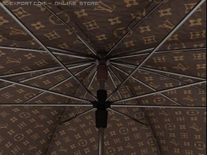 high detail umbrella 3D Model
