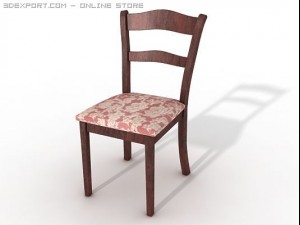 louis vuitton side chair Free 3D Model in Chair 3DExport