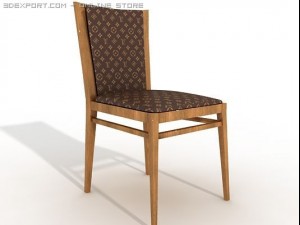 louis vuitton side chair 3Dモデル