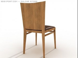 louis vuitton side chair 3Dモデル