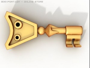 wizards magic key 3D 模型