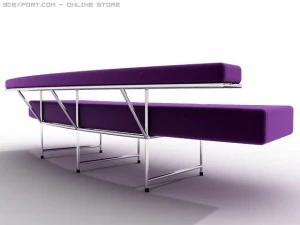 violet sofa 3D Model
