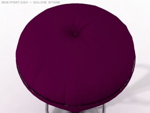 plush stools Modelo 3D