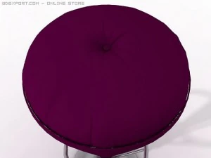 plush stools 3D Model