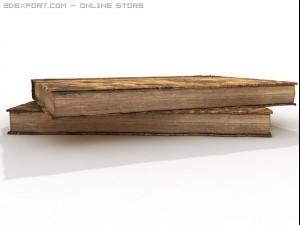 very old books 3Dモデル