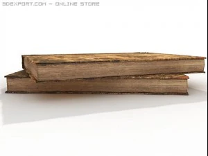very old books 3D Model