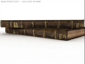 very old books 3D Model