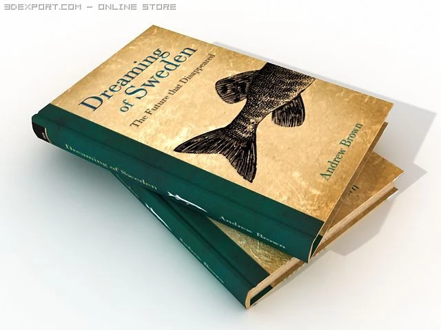 hardcover book photorealistic 3D Model .c4d .max .obj .3ds .fbx .stl .blend 