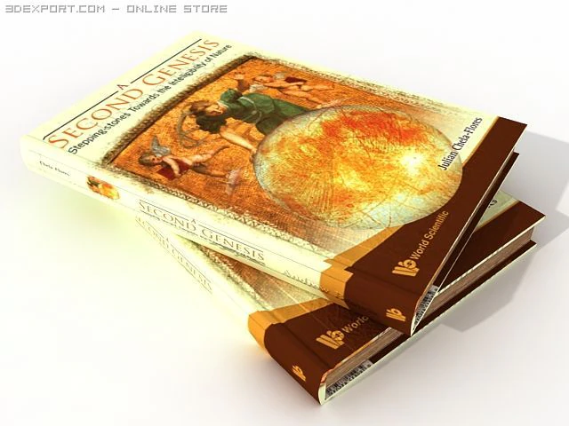second genesis book 3D Model .c4d .max .obj .3ds .fbx .stl .blend 