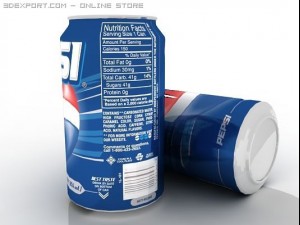 pepsi can 3D Model