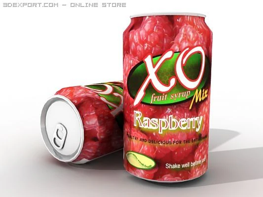 xo can 3D Model .c4d .max .obj .3ds .fbx .stl .blend 