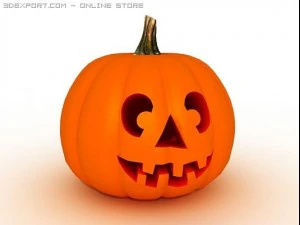 हैलोवीन कद्दू 3D मॉडल