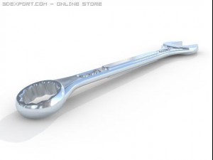 double duty wrench 3D 모델