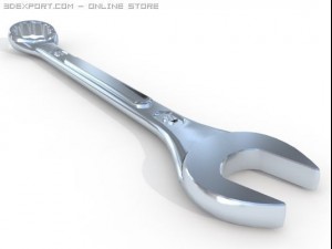 double duty wrench 3D 모델