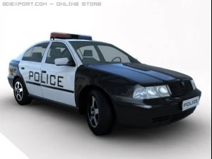 police car 3D Model