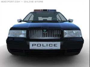 police car 3D Model