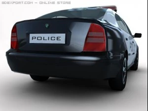 police car 3D Model