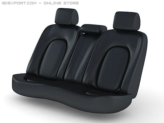 car seats back Model 3D .c4d .max .obj .3ds .fbx .stl .blend