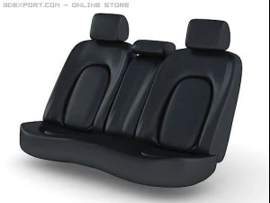 car seats back 3D Model