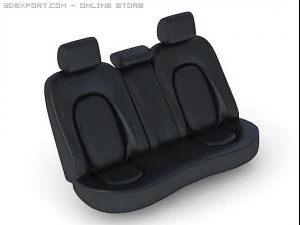 car seats back 3D Model