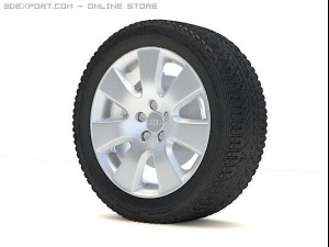 audi wheel 3D Модель