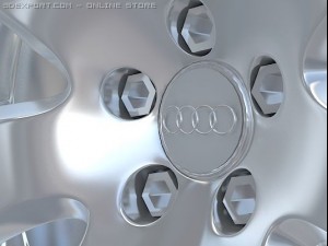 alloy wheel audi 3D 模型