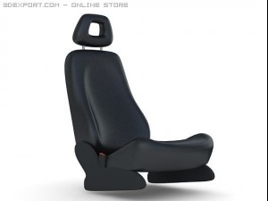 car seat front 3D मॉडल