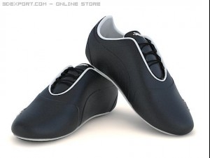puma shoes Model 3D