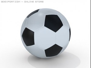soccer ball Modello 3D