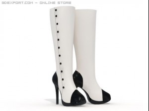 women boots 3Dモデル