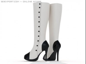 women boots 3Dモデル