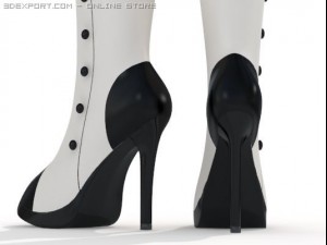 women boots 3Dモデル