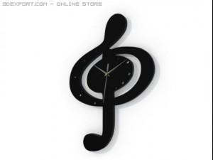 clock sol key 3D Model