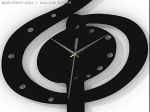 clock sol key 3D Model