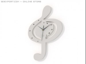 clock sol key 3D Модель