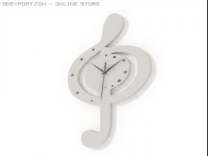 clock sol key 3D Model