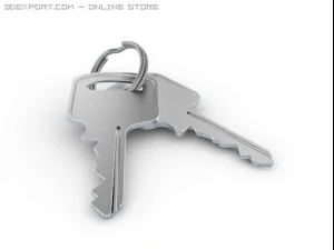 anahtarlık ile anahtarlar 3D Model